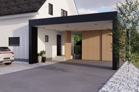 NADSTREŠEK Š - KUB arhitektura